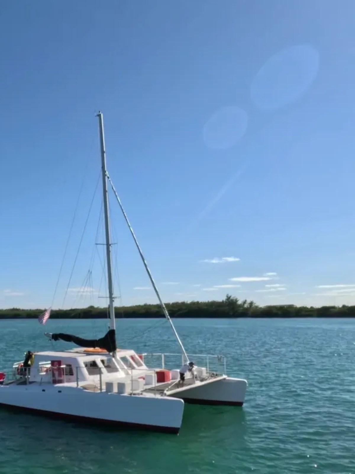 a small boat in a body of water