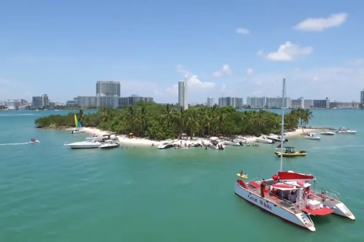 a small boat in a body of water