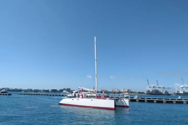 a large ship in a body of water