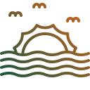 sunset background pattern